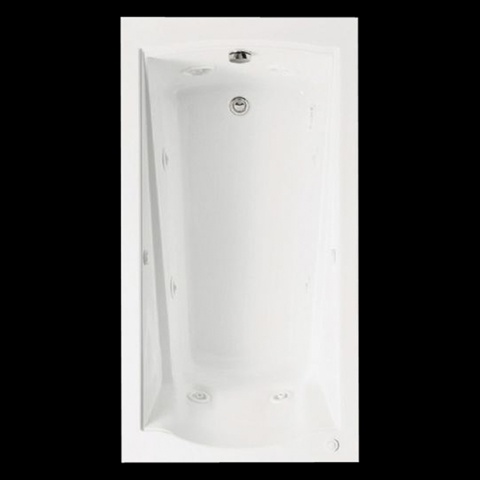 2425vc-rho.020 Evolution 60 X 32 In. Everclean Whirlpool With Integral Apron, Right Hand Outlet - White