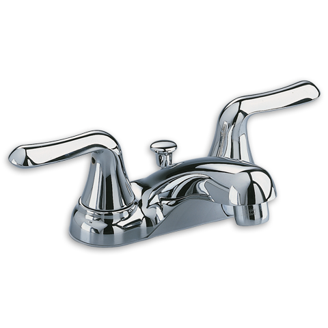 2275500.002 Soft Colony Dual Centerset Bathroom Faucet With Pop Up Drain - Polished Chrome