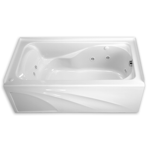 2776118wc.020 Cadet 5 Ft. X 32 In. Integral Apron Everclean Whirlpool, Right Hand Outlet - White