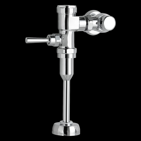 6045013.002 Flowise Exposed Manual Flushometer For 0.75 In. Top Spud Urinals, 0.125 Gpf - Polished Chrome