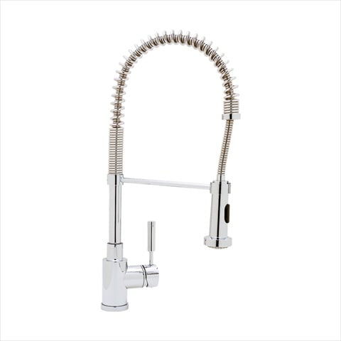 Meridian Kitchen Faucet With Metal Lever Handle - Chrome