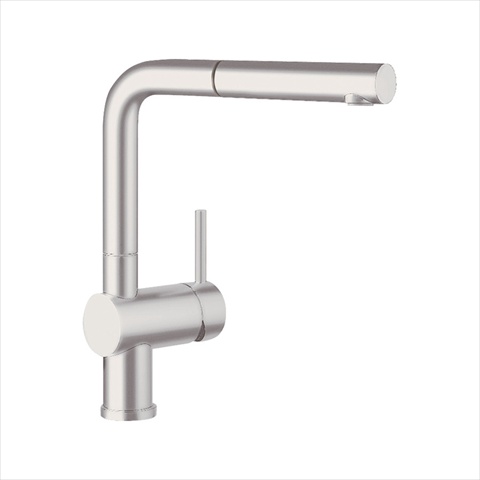 441431 Linus Kitchen Faucet With Pullout Spray - Satin Nickel