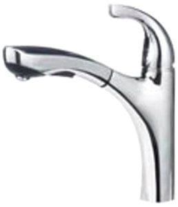 441502 Hiland Kitchen Faucet With Pullout Spray - Chrome
