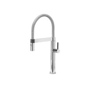 441623 Culina Mini Kitchen Faucet With Pull Down Spray - Satin Nickel