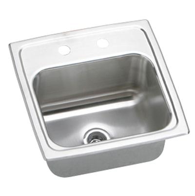 UPC 657248340124 product image for 18 Gauge Stainless Steel 15 x 15 x 7.125 in. Single Bowl Top Mount Bar Sink | upcitemdb.com