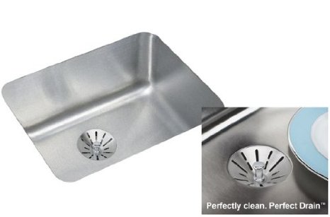 Eluh1814pd 18 Gauge Stainless Steel 20.5 X 16.5 X 7.875 In. Single Bowl Undermount Kitchen Sink Kit