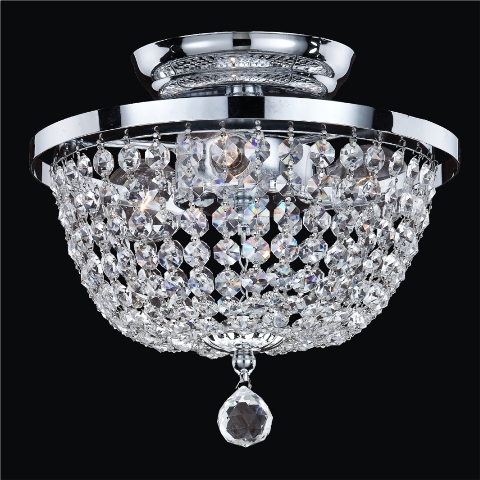 630ac10sp-7c Synergy 10 In. Traditional Empire Crystal Flush Mount