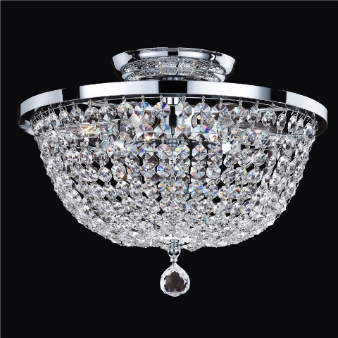 630ac13sp-7c Synergy 13 In. Traditional Empire Crystal Flush Mount