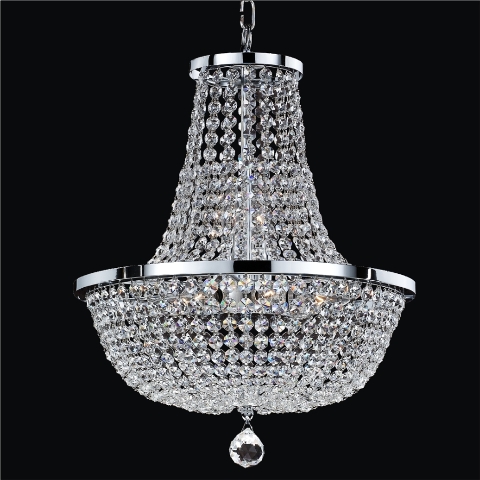 630ad16sp-7c Synergy 16 In. Traditional Empire Crystal Chandelier