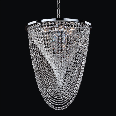 655ad16sp-7c Oasis 16 In. Traditional Crystal Chandelier