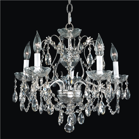 537ad5lsp-7c Crown Jewel 20 In. Traditional Crystal Chandelier