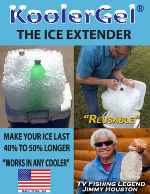Tbk Industries Tbkg6 Koolergel Reusable Ice Extender For Coolers