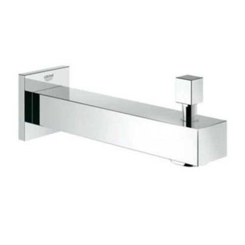 Grohe 13307000 Eurocube Wall Mount Diverter Tub Spout In Starlight Chrome