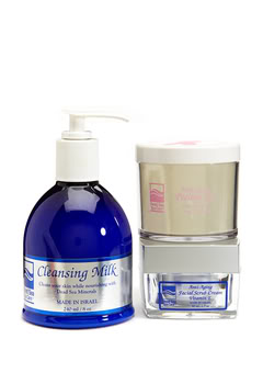 Deadsea-26 Anti-aging Facial Scrub Cream, Anti-aging Peeling Gel & Cleansing Milk