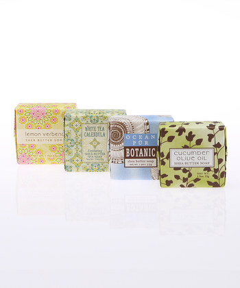 Deadsea-211 Four Pack Of Shea Butter Soaps