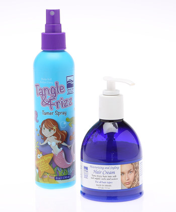 Deadsea-214 8 Oz Moisturizing Hair Cream, 8 Oz Tangle And Frizz Tamer Spray