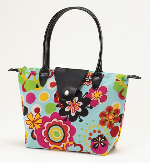 Joann Marrie Designs Nf1fp Small Fold-up Bag - Flower Power, Pack Of 2