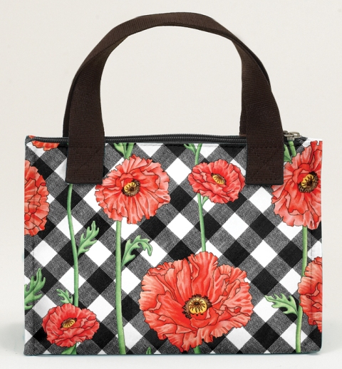 Joann Marrie Designs Nlb1pc Lunch Bag - Poppy Chic, Pack Of 2
