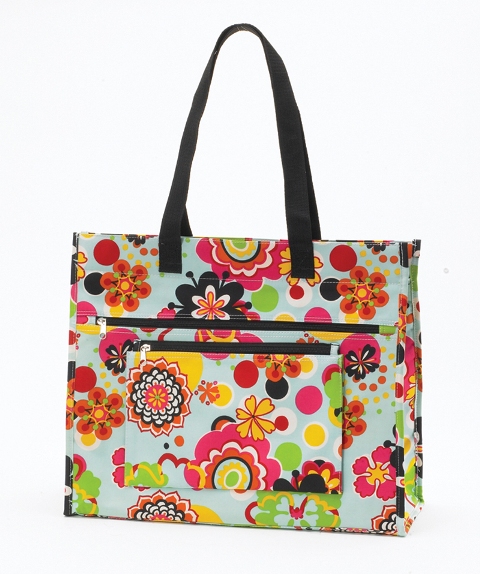 Joann Marrie Designs Nptfp Insulated Tote Bag - Flower Power, Pack Of 2