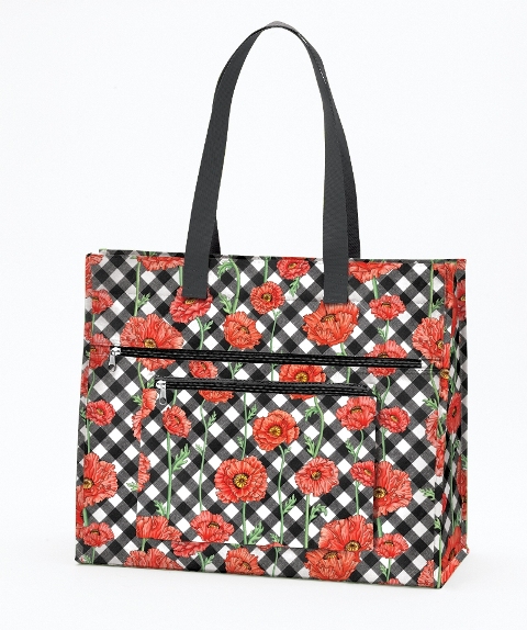 Joann Marrie Designs Nptpc Insulated Tote Bag - Poppy Chic, Pack Of 2