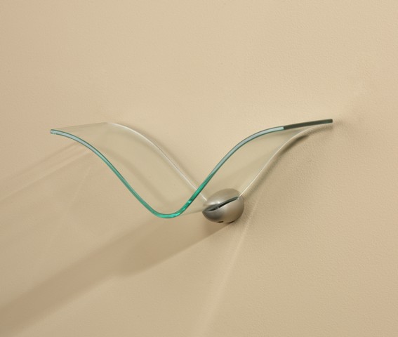 Cptsheroncl Concepts Heron Clear Glass Shelf