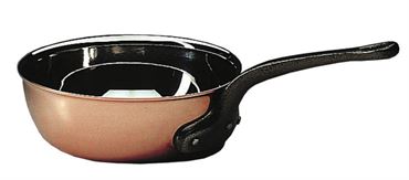 373028 Copper Flared Saute Pan Without Lid 11 In.