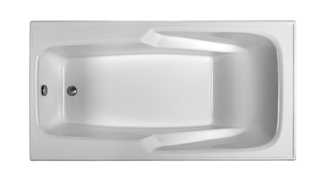 R7136errw-b Rectangular 70 X 36 In. Whirlpool Bathtub With End Drain, Biscuit Finish