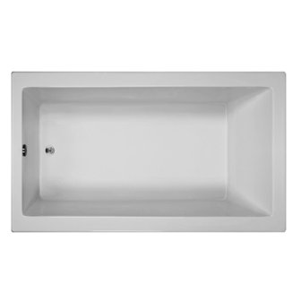 R7236iss-w-rh Integral Skirted 72 X 36 In. Soaking Bathtub With End Drain, White Finish
