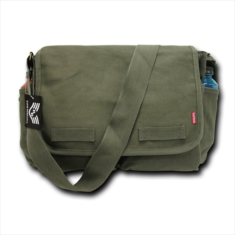 R31-olv Classic Military Messenger Bags, Olive