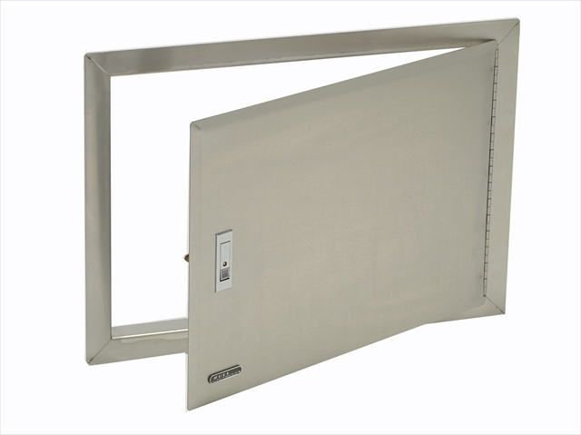 89970 Access Door With Lock And Frame, Stainless Steel
