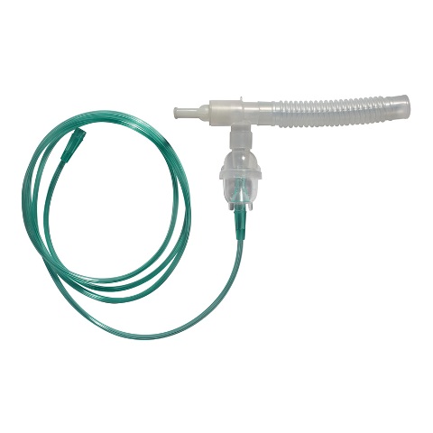 Res091 Adult Nebulizer Kits - Disposable With Jet Neb T-piece, Mouthpiece 6-in Tube 7 Ft. O2 Tube