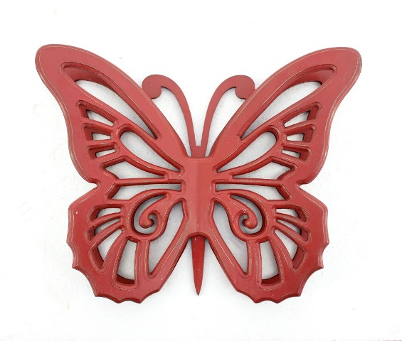 Wd-024 Wood Butterfly Wall Decor - Pack Of 2