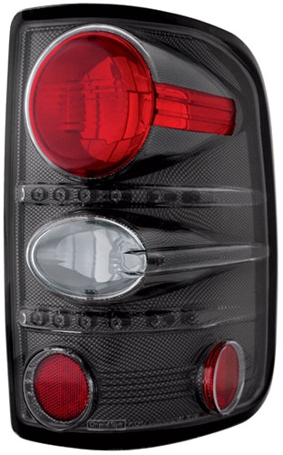 Ford F150, F250 Ld 2004 - 2008 Tail Lamps, Crystal Eyes Carbon Fiber