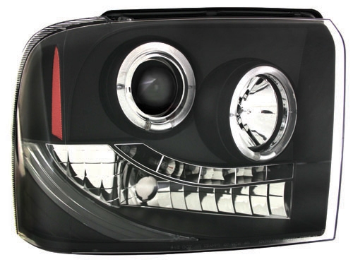 Cws-511b2 Ford Super Duty 2005 - 2007 Head Lamps, Projector Black