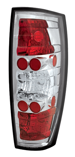 Cwt-ce342c Chevrolet Avalanche 2002 - 2006 Tail Lamps, Crystal Eyes Crystal Clear