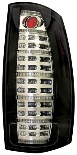 Ledt-612cb Gmc Yukon, Yukon Xl 2007 - 2014 Tail Lamps, Fiber Optic & Led Bermuda Black