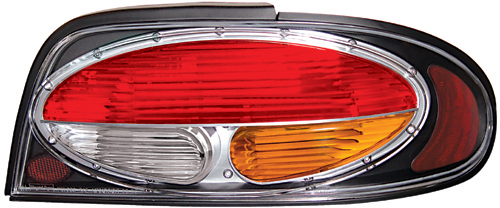 Cwt-ce1102ba Nissan Altima 1993 - 1997 Tail Lamps, Crystal Eyes Black, Red, Amber