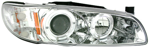 Cws-339c2 Pontiac Grand Prix 1997 - 2003 Head Lamps, Projector Chrome