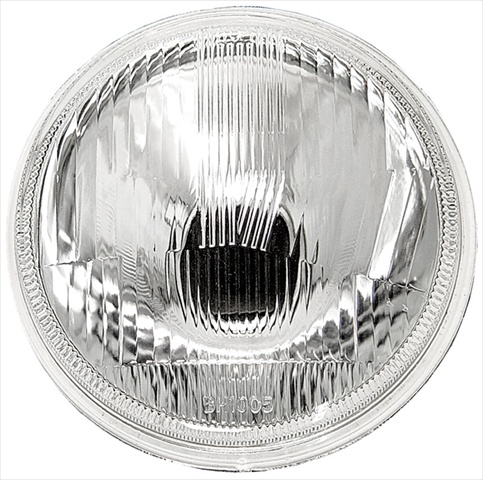 Conversion Headlight 7 In. Round Plain Without H4 Bulb