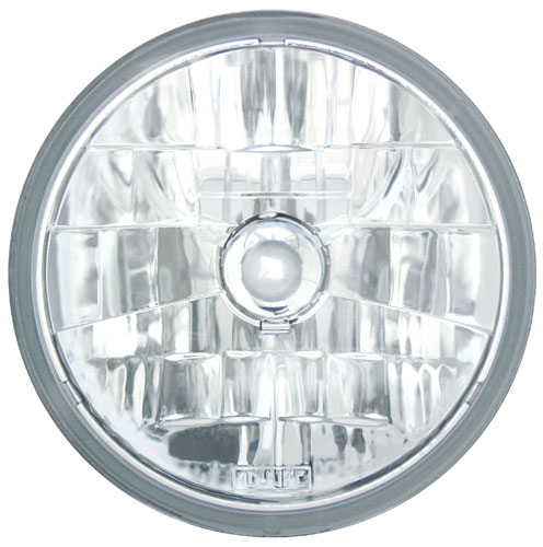 Cwc-7008 Conversion Headlight 7 In. Round Diamond-cut With H4