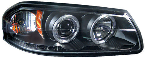 Chevrolet Impala 2000 - 2005 Head Lamps, Projector With Rings Black