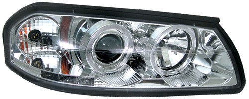 Chevrolet Impala 2000 - 2005 Head Lamps, Projector With Rings Chrome