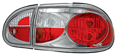 Chevrolet Malibu 1997 - 2003 Tail Lamps, Crystal Eyes Crystal Clear
