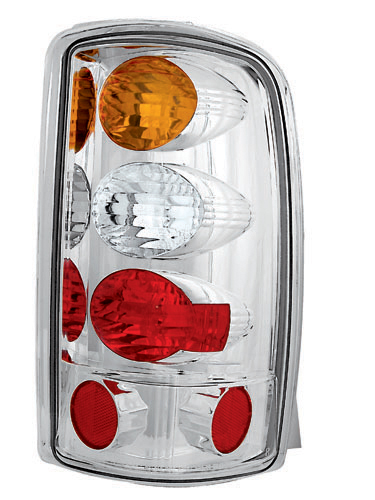 Cwt-ce304ca Chevrolet Suburban Tahoe 2000 - 2006 Tail Lamps, Crystal Eyes Amber Clear Red