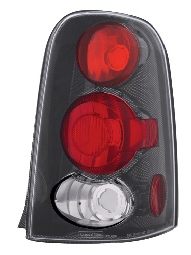 Ford Escape Hev 2001 - 2007 Tail Lamps, Crystal Eyes Carbon Fiber