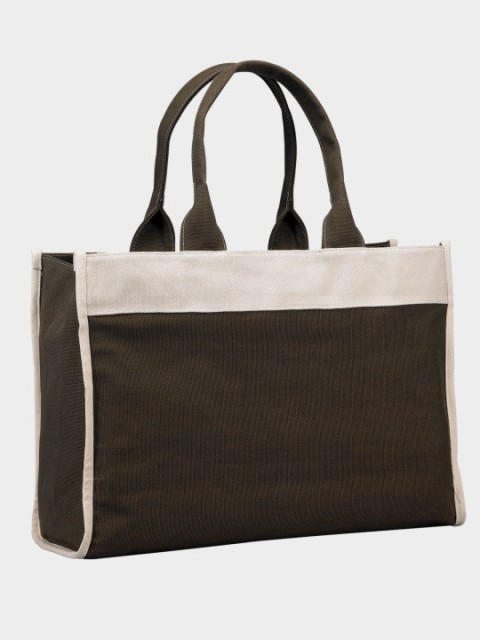 Btg001-brown Box Tote Bag, Brown