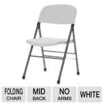 14869wsp4 Folding Chair - Lightweight, Commercial Grade, White-pack Of 4