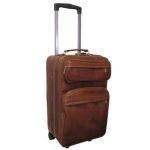 8001-2 22 Expandable Carry On Pullman - Brown