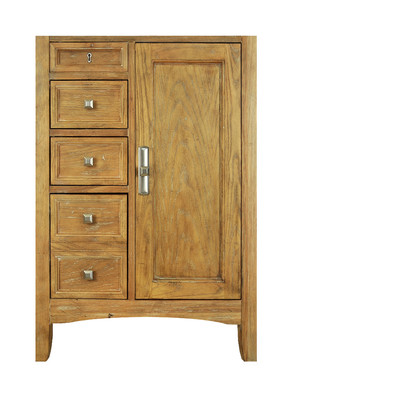 2240-2400-mbls 24 In. Single Basin Vanity With Door On Right In Oak Glaze Finish - Linen, Square