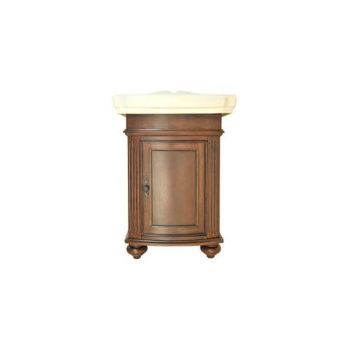 5300-2450-wbws 24 In. Traditional Square Vanestal Cabinet Distressed Cherry Finish